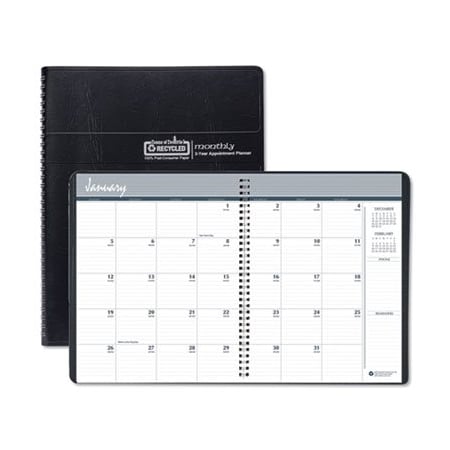 House Of Doolittle Doolittle, 100% RECYCLED TWO YEAR MONTHLY PLANNER WITH EXPENSE LOGS, 8.75 X 6.88, 2021-2022 268002